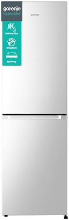 Gorenje Doppeltürkühlschrank RF414EPS4 - 165L Kühraum, 41L Gefrierteil, LED Innenbeleuchtung, Energieeffizienzklasse E, 